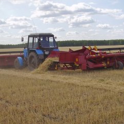 Прицепные и навесные валковые жатки