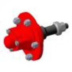 СТУПИЦА С ПОДШИПНИКАМИ И ОСЬЮ КРН 54.000Т